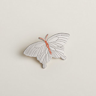 スカーフリング 《パピヨン》 - グレー | Hermès - エルメス-公式サイト